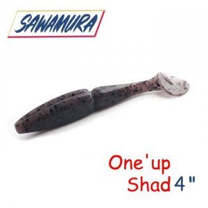 Виброхвост Sawamura One'Up Shad  4" (7 шт.) - магазин Fishingstock