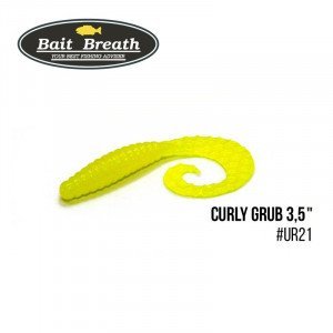 Приманка Bait Breath Curly Grub 3,5" (10шт)