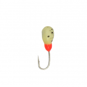 Мормишка Intech Ice Jig Капля з отвором ø2.5 (10шт) 0,2g №20 #08 мрамор