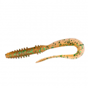 Приманка Keitech Mad Wag Mini 3.5" (10шт) EA#02 Peach Green FLK