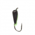 Мормишка Intech Ice Jig Банан ø3.0 (10шт) 0,7g №16 #17 черный ф