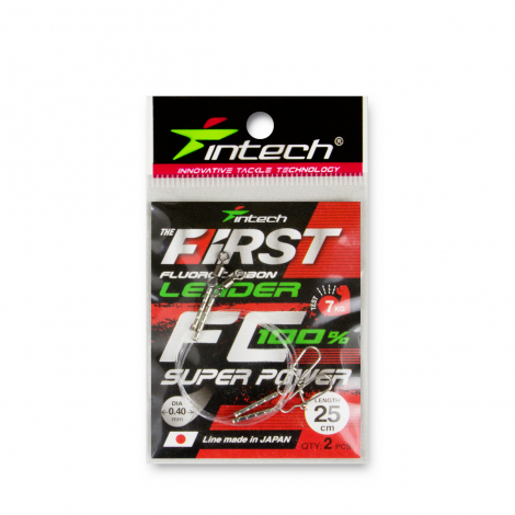 Повідець флюорокарбоновий Intech FC First Leader 25 cm 2 шт Повідець флюорокарбоновий Intech FC First Leader 25 cm 2 шт