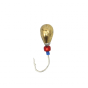 Мормишка Intech Ice Jig Капля з отвором ø4.0 (10шт) 0,86g №14 #01 золото