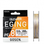 Шнур плетений Gosen Answer Eging PE X8 200m