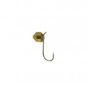 Мормишка Intech Ice Jig Кристал з петелькою ø5.0 (1шт) #01 золото