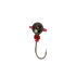 Мормишка Intech Ice Jig Кулька з отвором (кембрик+бісер) ø3.0 (10шт) 0,26g №18 #04 черный