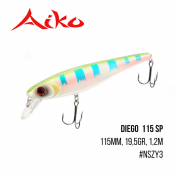 Воблер Aiko Diego  115 SP (115mm, 19,5gr, 1,2m) NSZY3