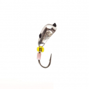 Мормишка Intech Ice Jig Уралка з отвором (капля+кембрик) ø4.0(5шт) 0,88g №16 #06 космос