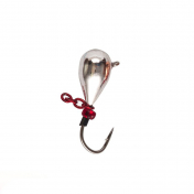 Мормишка Intech Ice Jig Капля з петелькою ø2.5 (1шт) #11 серебро ц