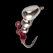 Мормишка Intech Ice Jig Мураха з петелькою ø4.0 (1шт) #11 серебро ц