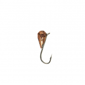 Мормишка Intech Ice Jig Капля грань з петелькою ø2.8 (10шт) 0,3g №18 #15 серебро ф