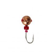 Мормишка Intech Ice Jig Кулька з отвором (кембрик+бісер) ø4.0 (10шт) 0,55g №16 #03 медь