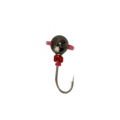Мормишка Intech Ice Jig Кулька з отвором (кембрик+бісер) ø4.0 (10шт) 0,55g №16 #04 черный