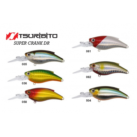 Воблер Tsuribito Super Crank 50DR  (50 мм,  8 gr, до 2.5 м) 036