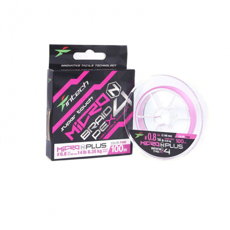 Шнур плетений Intech MicroN Plus PE X4 100m 1.5 (28lb / 12.70kg)
