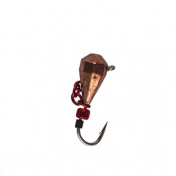 Мормишка Intech Ice Jig Капля грань з петелькою ø3.4 (10шт) 0,57g №16 #12 медь ц
