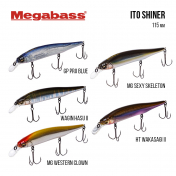 Воблер Megabass ITO SHINER (115mm, 14 gr, 1,8-2m) MG WESTERN CROWN
