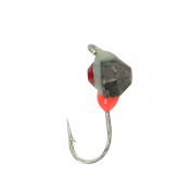Мормишка Intech Ice Jig Полукристал з петелькою Swar ø3.0(10шт) 0,17g №18 #15 серебро ф