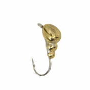 Мормишка Intech Ice Jig Мураха з петелькою ø3.0 (10шт) 0,35g №18 #01 золото