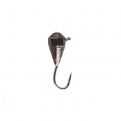 Мормишка Intech Ice Jig Капля грань з петелькою ø2.8 (10шт) 0,3g №18 #04 черный