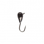 Мормишка Intech Ice Jig Капля з петелькою  ø2.5 (10шт) 0,23g №18 #04 черный