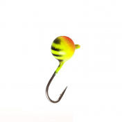 Мормишка Intech Ice Jig Кулька з петелькою ø4.0 (1шт) #02 серебро