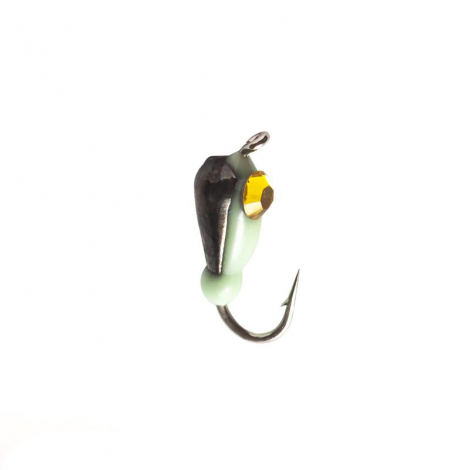 Мормишка Intech Ice Jig Банан Swar ø2.5 (1шт) #17 черный ф Мормишка Intech Ice Jig Банан Swar ø2.5 (1шт) #17 черный ф