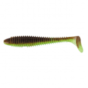 Приманка Keitech Swing Impact Fat 4.3" (6 шт) 401 Green Pumpkin/Chartreuse