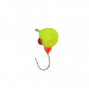 Мормишка Intech Ice Jig Кулька з петелькою Swar ø4.0(10шт) 0,65g №16 #27 шартрез об