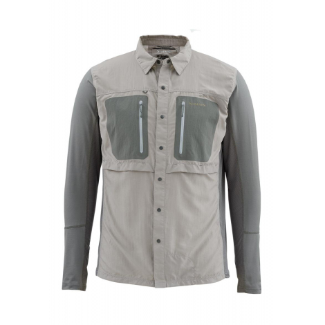 Рубашка Simms GT Tricomp Shirt Platinum L Рубашка Simms GT Tricomp Shirt Platinum L