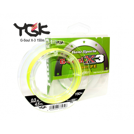 Шнур плетений YGK G-Soul X-3 150m 0.3 (4.5lb / 2.04kg) Шнур плетений YGK G-Soul X-3 150m 0.3 (4.5lb / 2.04kg)