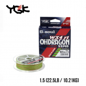 Шнур плетений YGK G-Soul Ohdragon WX4 F-1 150m 0.6 (11lb / 5.00kg)