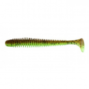 Приманка Keitech Swing Impact 4" (8 шт) 401 Green Pumpkin/Chartreuse