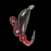 Мормишка Intech Ice Jig Рижський банан з петелькою ø3.0 (1шт) #13 черный ц