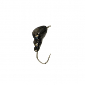 Мормишка Intech Ice Jig Мураха з петелькою ø5.0(5шт) 1,52g №12 #04 черный