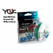 Шнур плетений YGK G-Soul EGI Metal 120m 1.0 (18lb / 8.17kg)