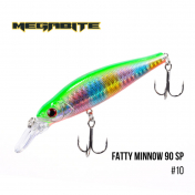 Воблер Megabite  Fatty Minnow 90 SP (90 мм, 15,8 гр, 1,3 m) 10