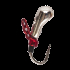 Мормишка Intech Ice Jig Клюшка з отвором ø3.0 (10шт) 0,4g №16 #11 серебро ц Мормишка Intech Ice Jig Клюшка з отвором ø3.0 (10шт) 0,4g №16 #11 серебро ц