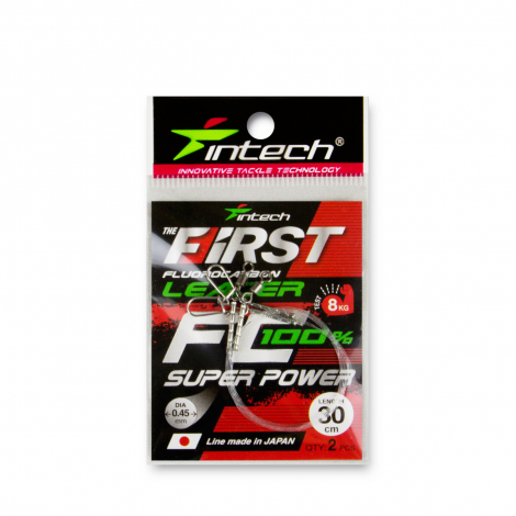 Поводок флюорокарбоновый Intech FC First Leader 30 cm 2 шт Поводок флюорокарбоновый Intech FC First Leader 30 cm 2 шт