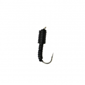 Мормишка Intech Ice Jig Лісотка Ø 3.2*1.8 (1шт) #04 черный