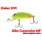 Воблер Aiko Cucaracha 33F (33mm, 3,5gr, 0,2-0,5m) 044