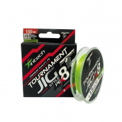 Шнур плетений Intech Tournament Jig Style PE X8 Fluo Green 150m 2.0 (28.6lb / 13.0kg)