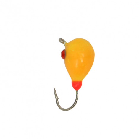 Мормишка Intech Ice Jig Капля з петелькою 2Swar ø4.0 (10шт) 1,01g №14 #28 фосфор об Мормишка Intech Ice Jig Капля з петелькою 2Swar ø4.0 (10шт) 1,01g №14 #28 фосфор об
