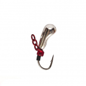 Мормишка Intech Ice Jig Клюшка з отвором ø3.8 (1шт) #11 серебро ц