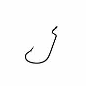 Гачок Craft Hook офсетний WORM BS-2312(BN) 10 шт #1/0