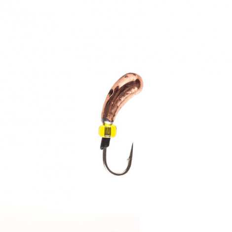Мормишка Intech Ice Jig Уралка з отвором ø3.0 (10шт) 0,59g №16 #12 медь ц Мормишка Intech Ice Jig Уралка з отвором ø3.0 (10шт) 0,59g №16 #12 медь ц