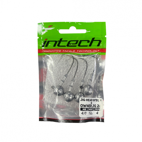 Джиг-головка Jig Head Intech + Owner Jig 28 №4/0 Джиг-головка Jig Head Intech + Owner Jig 28 №4/0