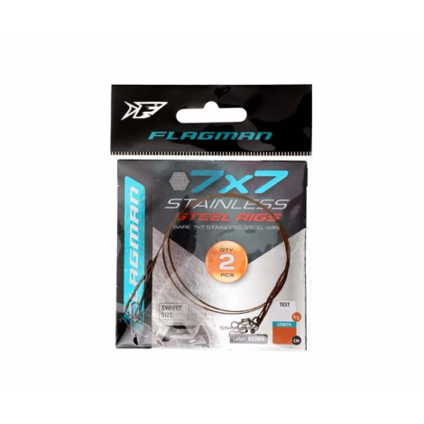 Повідок Flagman X49 25см (2шт) 10кг Повідок Flagman X49 25см (2шт) 10кг