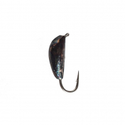 Мормишка Intech Ice Jig Рижський банан з петелькою ø2.5 (10шт) 0,48g №16 #04 черный