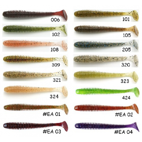 Приманка Keitech Swing Impact 2" (12 шт) PAL#12 Grape Shad
